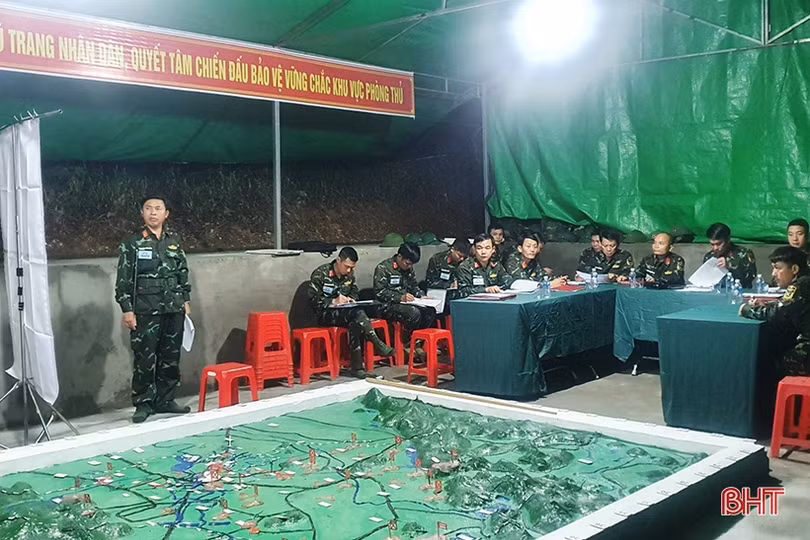 Nhiều địa phương hoàn thành diễn tập chỉ huy - tham mưu một bên, một cấp 