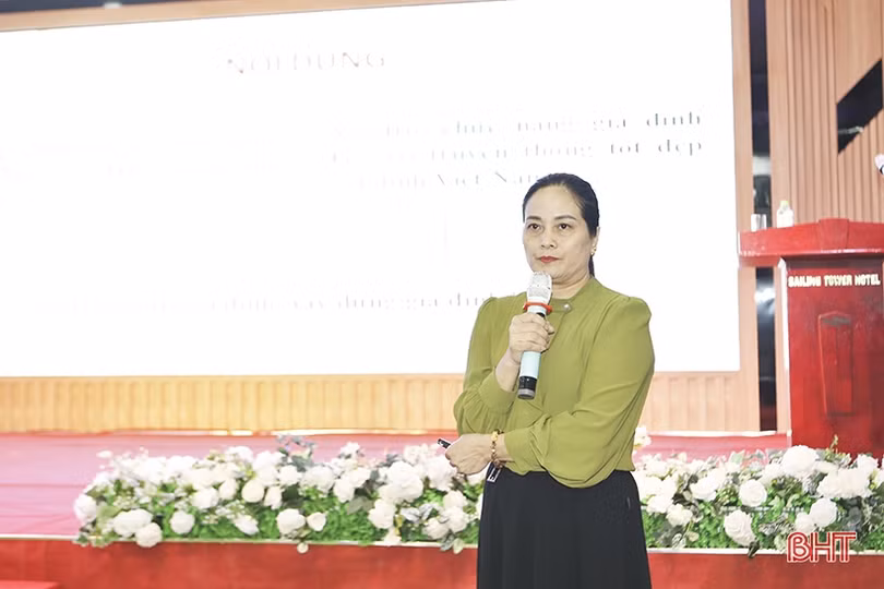 Giúp phụ nữ Hà Tĩnh vun đắp giá trị gia đình Việt, xây dựng nông thôn mới