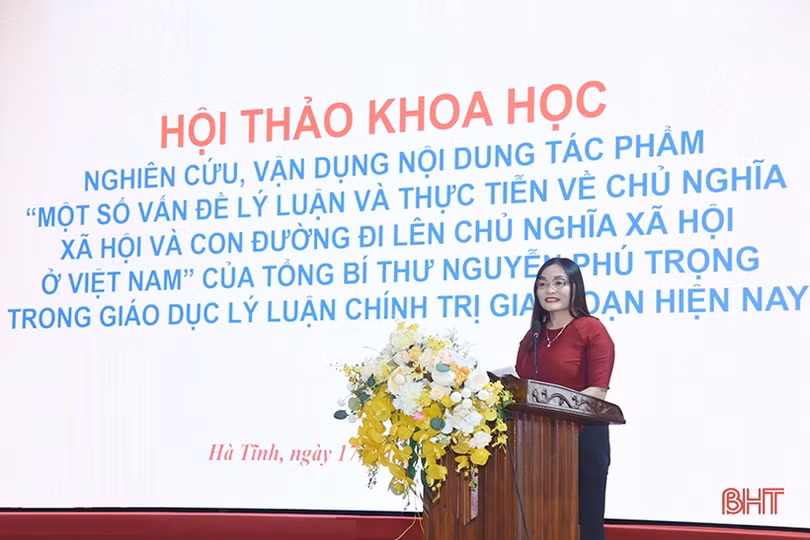 Trường Chính Trị Trần Phú vận dụng nội dung tác phẩm của Tổng Bí thư vào giảng dạy, nghiên cứu khoa học