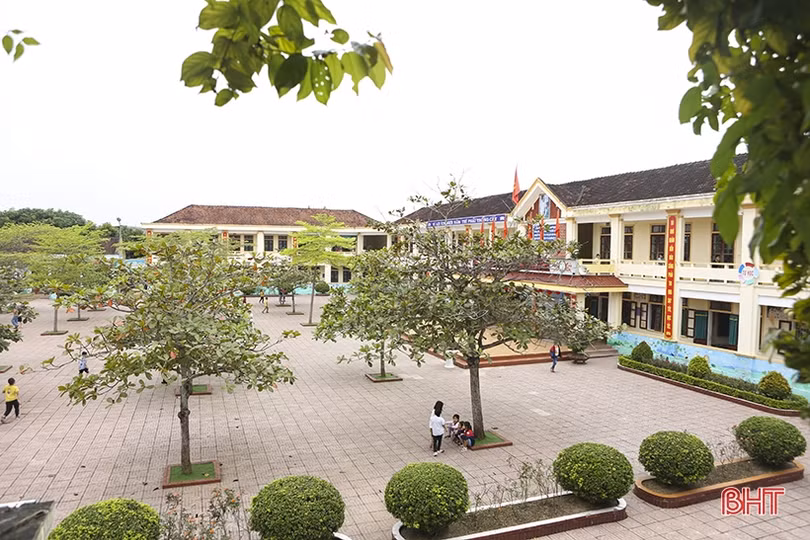 Niềm vui lớn của ngôi trường làng ở Hà Tĩnh