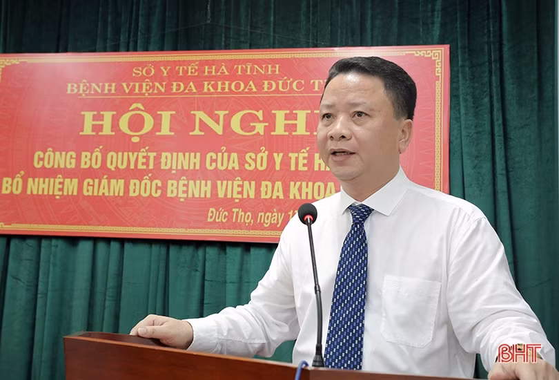 Đức Thọ có tân Giám đốc Bệnh viện Đa khoa huyện