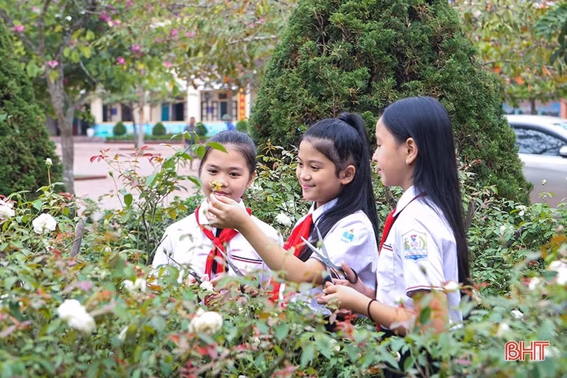 Niềm vui lớn của ngôi trường làng ở Hà Tĩnh