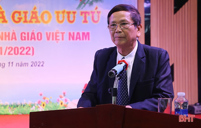 Hội Cựu giáo chức Hà Tĩnh gặp mặt Nhà giáo Nhân dân, Nhà giáo Ưu tú