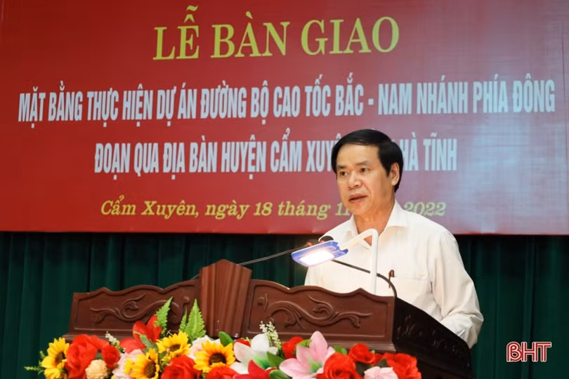 Can Lộc, Cẩm Xuyên bàn giao mặt bằng dự án cao tốc Bắc – Nam đợt 1