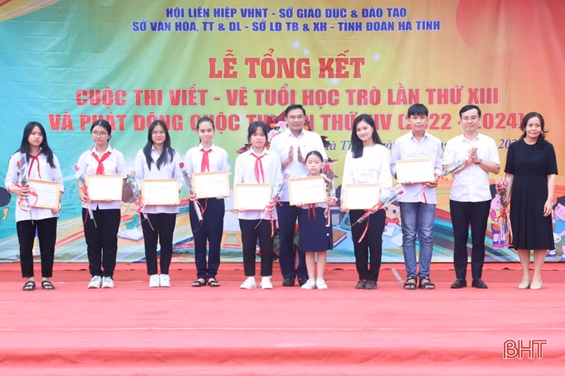 25 tác phẩm đạt giải Cuộc thi Viết - vẽ tuổi học trò Hà Tĩnh lần thứ XIII