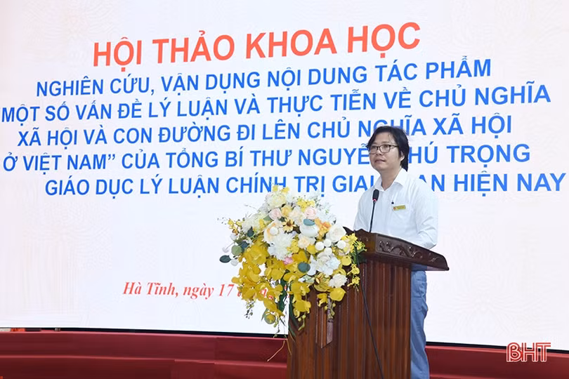 Trường Chính Trị Trần Phú vận dụng nội dung tác phẩm của Tổng Bí thư vào giảng dạy, nghiên cứu khoa học