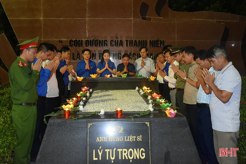 Tuổi trẻ Hà Tĩnh tưởng niệm 91 năm ngày hy sinh của Anh hùng liệt sỹ Lý Tự Trọng