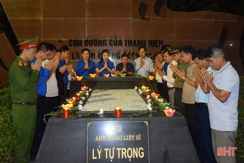 Tuổi trẻ Hà Tĩnh tưởng niệm 91 năm ngày hy sinh của Anh hùng liệt sỹ Lý Tự Trọng