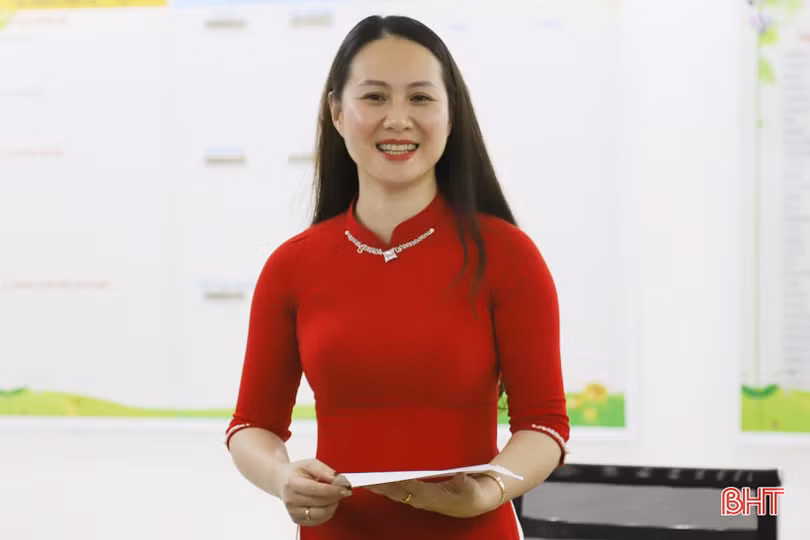 Nữ hiệu trưởng tâm huyết đưa phương pháp giáo dục hiện đại đến với trẻ mầm non Hà Tĩnh