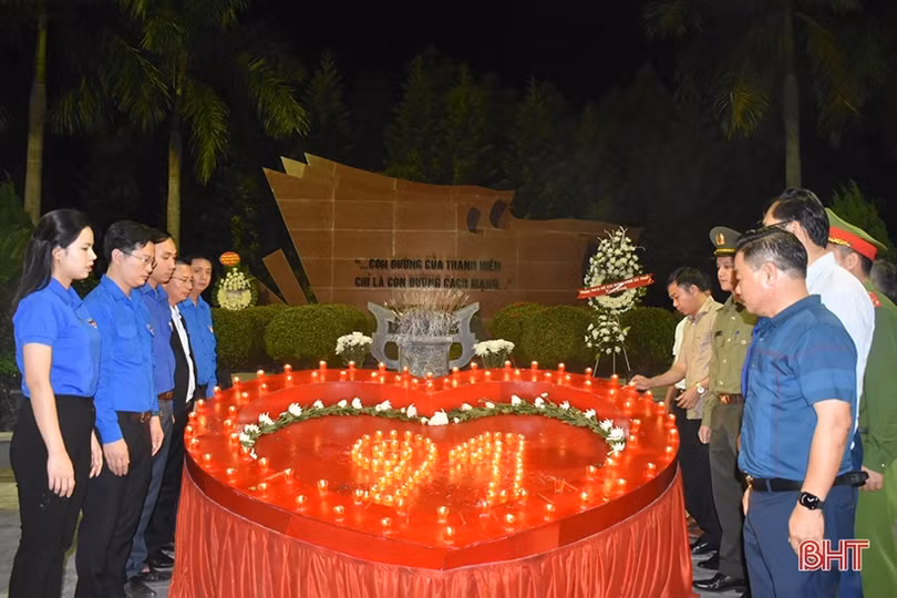 Tuổi trẻ Hà Tĩnh tưởng niệm 91 năm ngày hy sinh của Anh hùng liệt sỹ Lý Tự Trọng