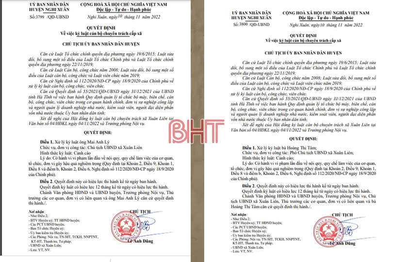 Nghi Xuân: Cảnh cáo lãnh đạo xã để người dân xây dựng công trình trái phép