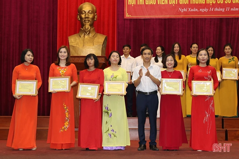Tổng kết Hội thi giáo viên dạy giỏi THCS huyện Nghi Xuân