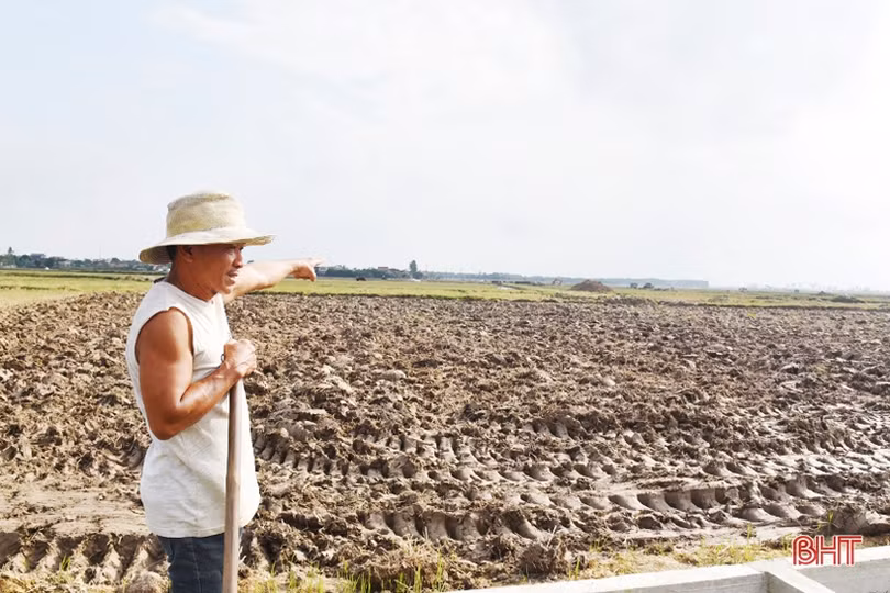 Sớm có phương án sử dụng gần 4.000 m<sup>3 </sup>đất dôi dư sau cải tạo đồng ruộng ở Lộc Hà