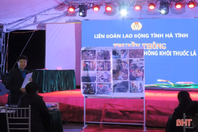 Công đoàn Hà Tĩnh tích cực tuyên truyền phòng chống tác hại của thuốc lá