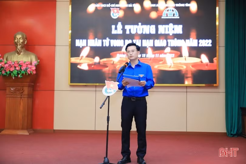 Hà Tĩnh tưởng niệm các nạn nhân tử vong do tai nạn giao thông