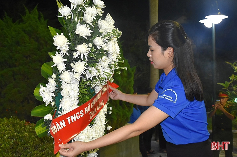 Tuổi trẻ Hà Tĩnh tưởng niệm 91 năm ngày hy sinh của Anh hùng liệt sỹ Lý Tự Trọng