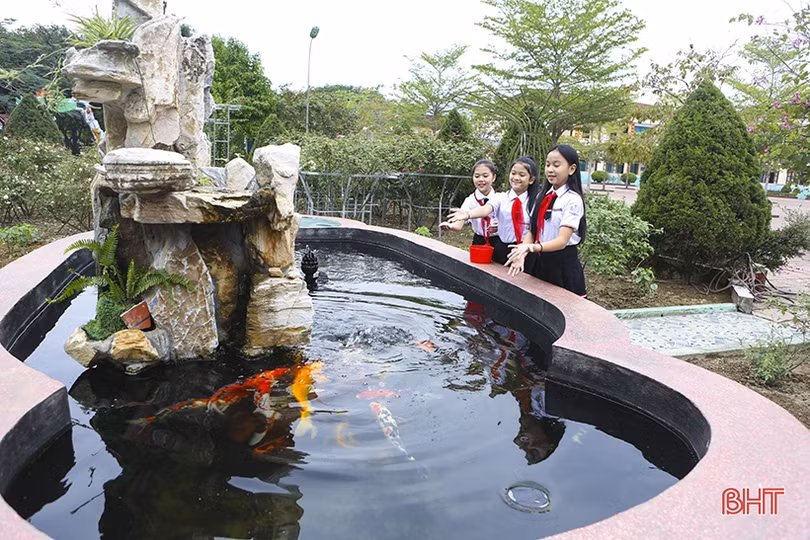 Niềm vui lớn của ngôi trường làng ở Hà Tĩnh