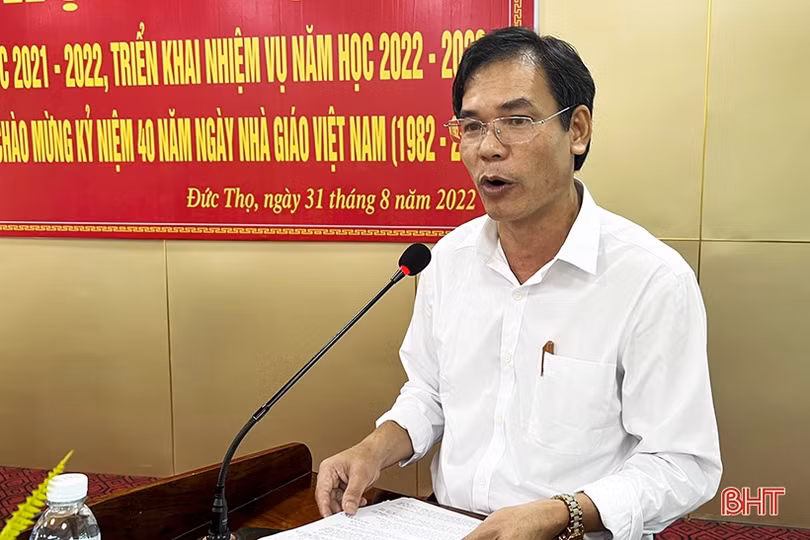 Ngành GD&ĐT Đức Thọ xây dựng môi trường giáo dục lành mạnh, thân thiện