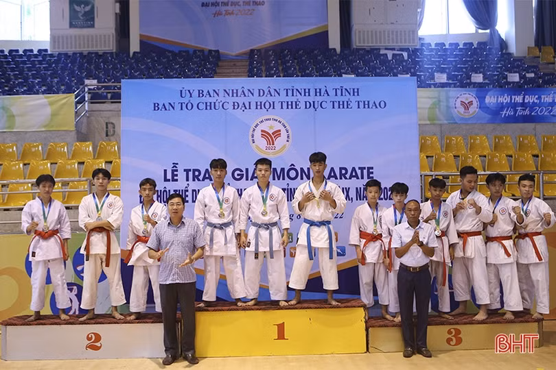 Kịch tính các trận đấu Karate tại Đại hội TDTT Hà Tĩnh