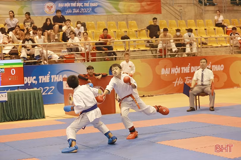 Ngày đầu Đại hội TDTT Hà Tĩnh: Hoàn thành môn điền kinh, karate tiếp tục thi đấu