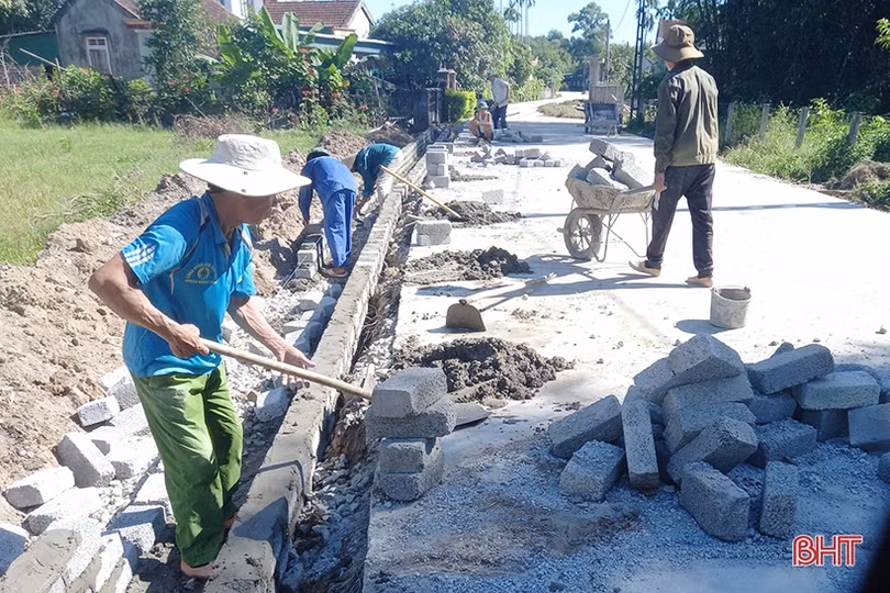 “Quả ngọt” từ 40 ngày cao điểm xây dựng nông thôn mới ở Thạch Hà