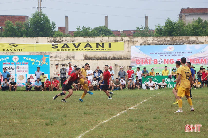 Xã Cẩm Quan vô địch Giải Bóng đá nam huyện Cẩm Xuyên