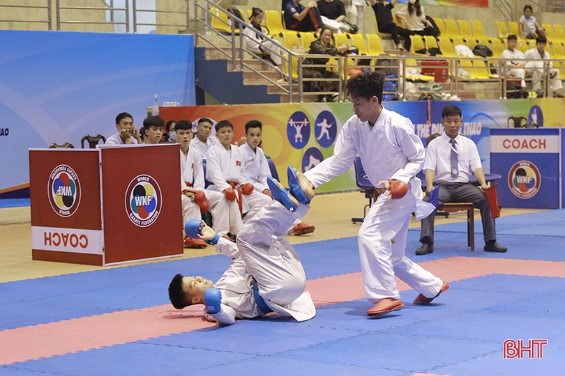 Thành phố Hà Tĩnh nhất toàn đoàn môn Karate Đại hội TDTT toàn tỉnh lần thứ IX