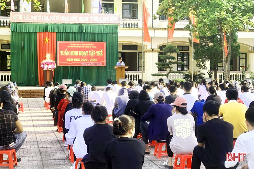 Học sinh phổ thông Hà Tĩnh hào hứng với hoạt động ngoại khóa đầu năm học ảnh 9 Học sinh phổ thông Hà Tĩnh hào hứng với hoạt động ngoại khóa đầu năm học