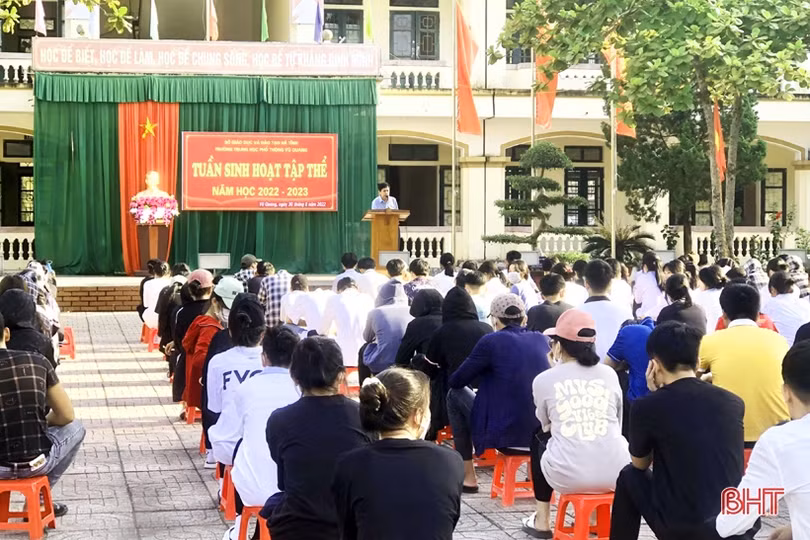 Học sinh phổ thông Hà Tĩnh hào hứng với hoạt động ngoại khóa đầu năm học