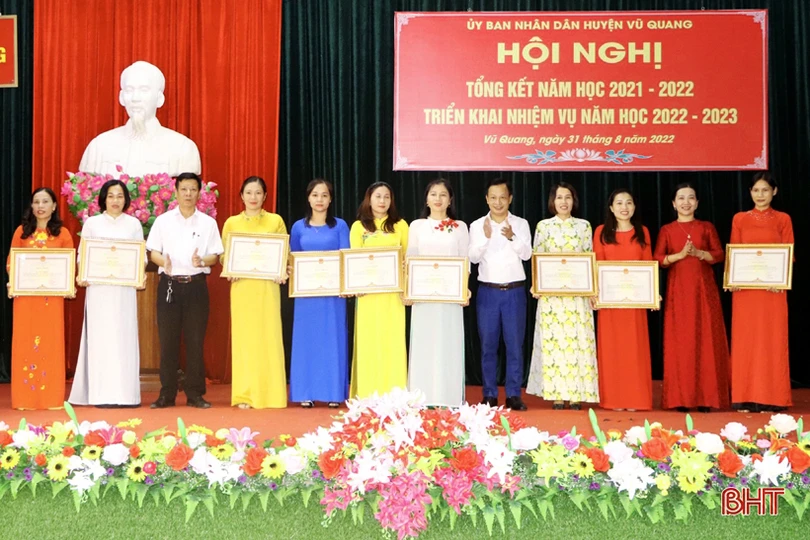 Vũ Quang tập trung xây dựng môi trường giáo dục lành mạnh, thân thiện