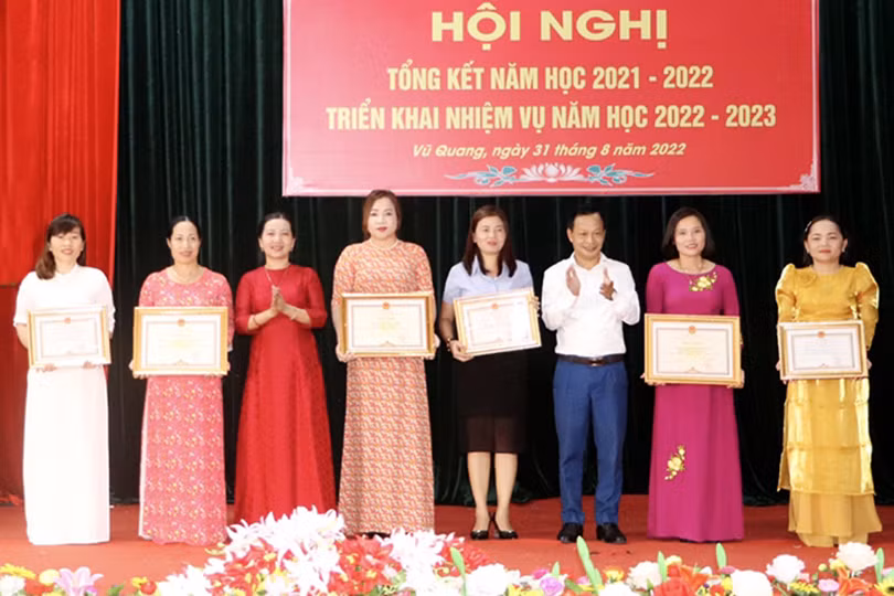 Vũ Quang tập trung xây dựng môi trường giáo dục lành mạnh, thân thiện