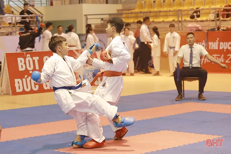 Ngày đầu Đại hội TDTT Hà Tĩnh: Hoàn thành môn điền kinh, karate tiếp tục thi đấu