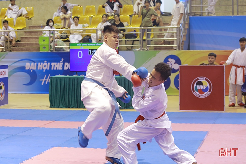 Thành phố Hà Tĩnh nhất toàn đoàn môn Karate Đại hội TDTT toàn tỉnh lần thứ IX
