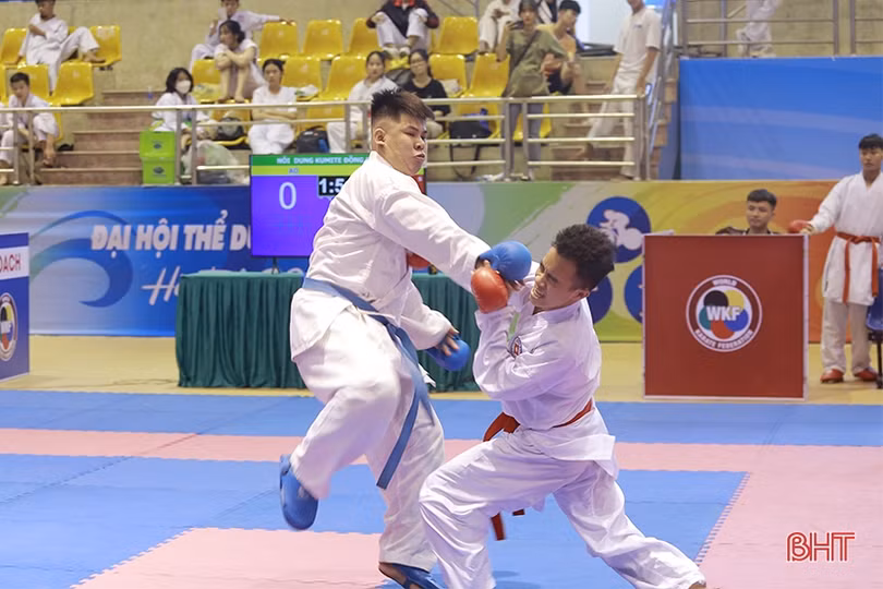 Thành phố Hà Tĩnh nhất toàn đoàn môn Karate Đại hội TDTT toàn tỉnh lần thứ IX