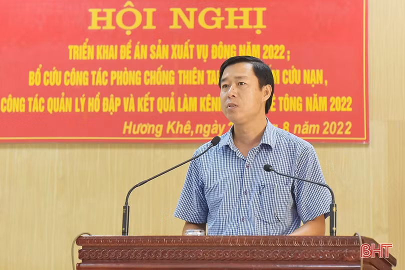 Ứng phó linh hoạt với thời tiết cực đoan để giành vụ đông thắng lợi ở Hương Khê