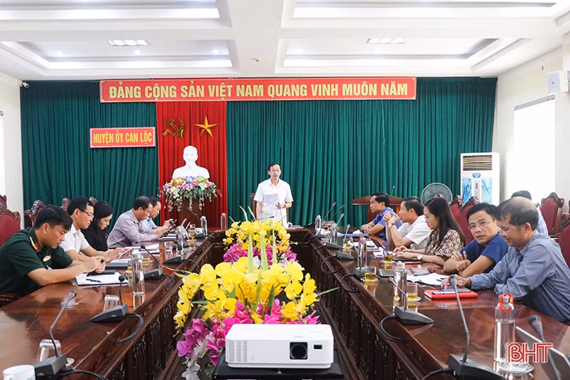 Đảm bảo bàn giao mặt bằng cao tốc Bắc - Nam qua Can Lộc đúng hạn định