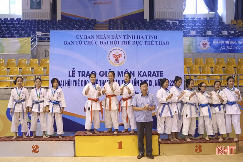 Kịch tính các trận đấu Karate tại Đại hội TDTT Hà Tĩnh