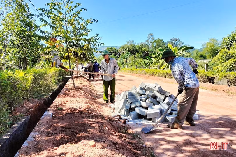 “Quả ngọt” từ 40 ngày cao điểm xây dựng nông thôn mới ở Thạch Hà