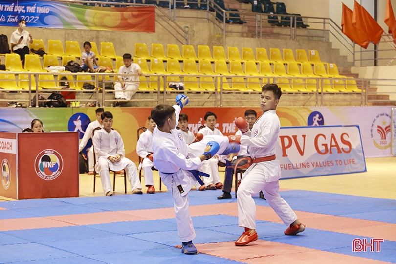 Thành phố Hà Tĩnh nhất toàn đoàn môn Karate Đại hội TDTT toàn tỉnh lần thứ IX