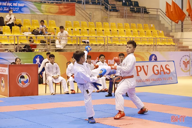 Thành phố Hà Tĩnh nhất toàn đoàn môn Karate Đại hội TDTT toàn tỉnh lần thứ IX