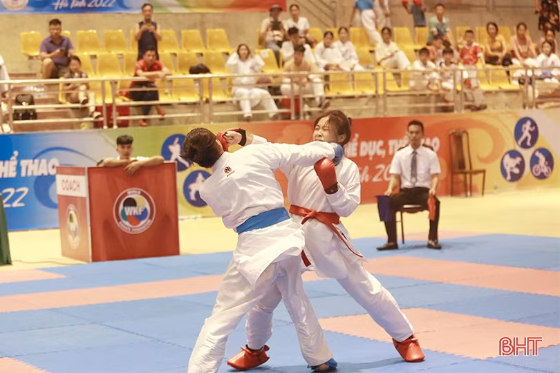 Ngày đầu Đại hội TDTT Hà Tĩnh: Hoàn thành môn điền kinh, karate tiếp tục thi đấu