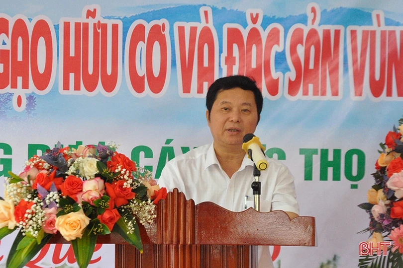 Khai trương cửa hàng gạo hữu cơ trên ruộng rươi, cáy Đức Thọ tại TP Hà Tĩnh