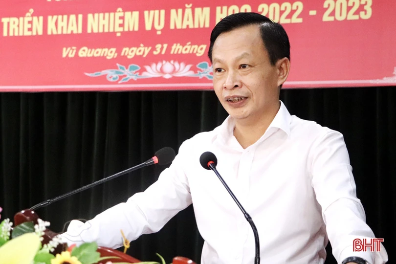 Vũ Quang tập trung xây dựng môi trường giáo dục lành mạnh, thân thiện