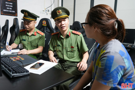 Công an kiểm tra quán bi-a, game online sau phản ánh của Báo và phát thanh, truyền hình Hà Tĩnh