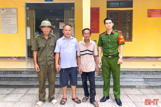 Công an Hà Tĩnh giúp người đàn ông đi lạc gần 1.000 km trở về nhà
