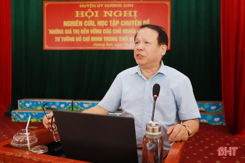 Giúp cán bộ chủ chốt ở Hương Sơn phát huy giá trị Chủ nghĩa Mác-Lênin, tư tưởng Hồ Chí Minh