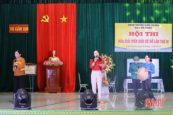 Địa phương duy nhất của Hà Tĩnh thi hòa giải viên giỏi cơ sở cấp huyện