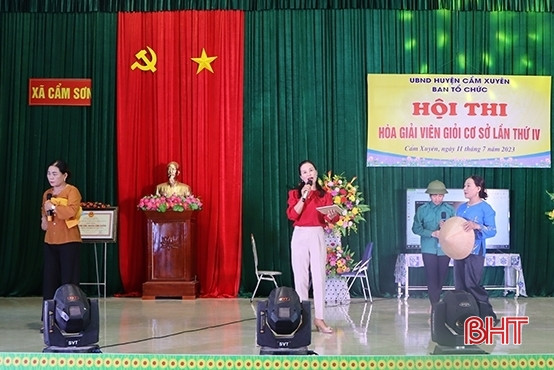 Địa phương duy nhất của Hà Tĩnh thi hòa giải viên giỏi cơ sở cấp huyện