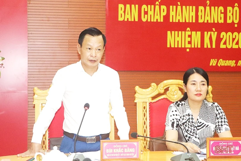 Vũ Quang tiếp tục tập trung xây dựng nông thôn mới, đô thị văn minh