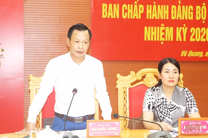 Vũ Quang tiếp tục tập trung xây dựng nông thôn mới, đô thị văn minh